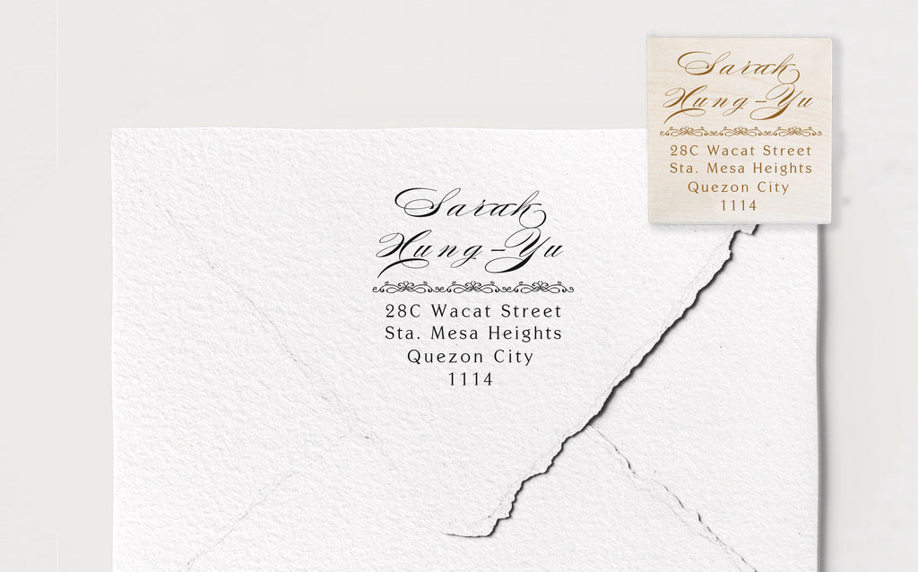 Sarah Address Stamp