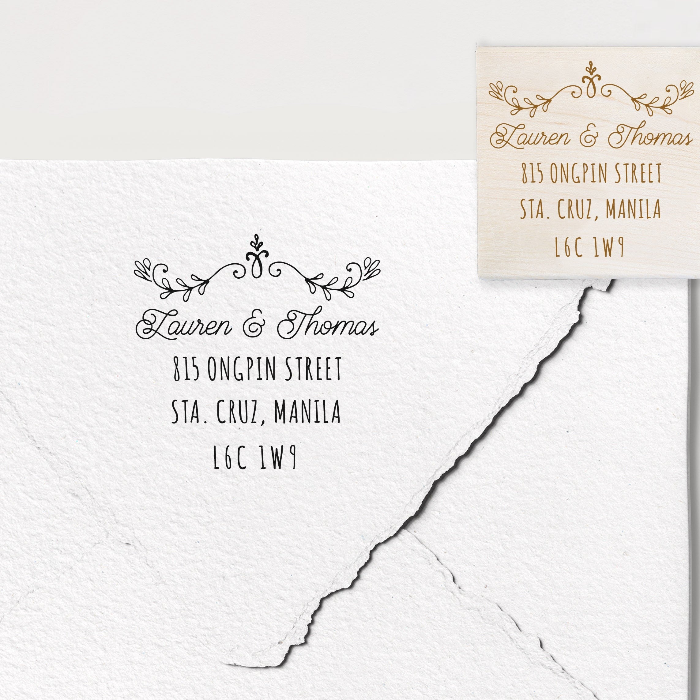 Lauren Address Stamp
