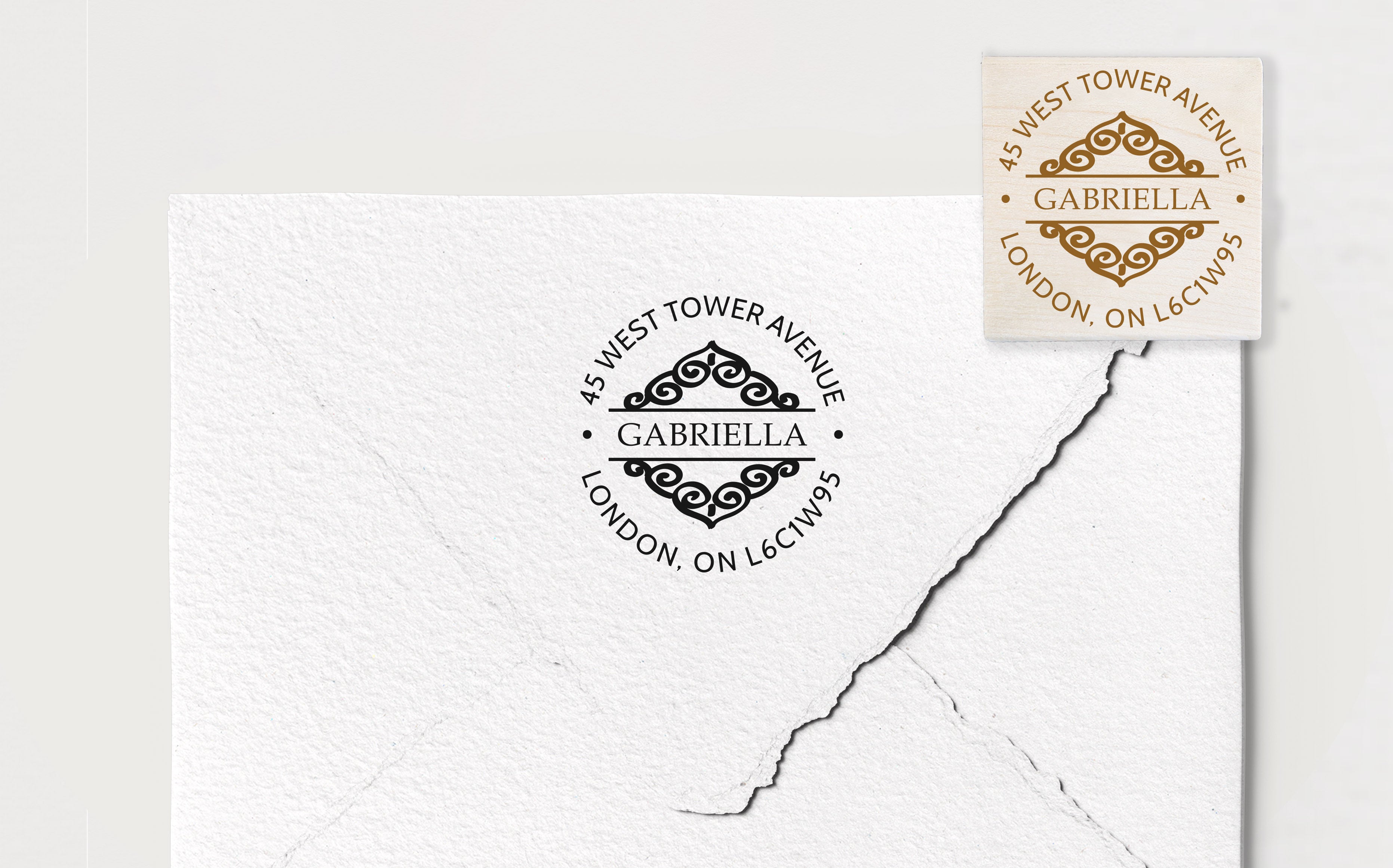 Gabriella Address Stamp