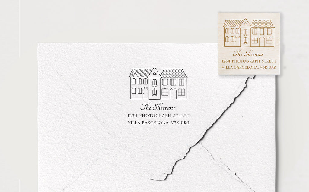 Sheeran House Address Stamp