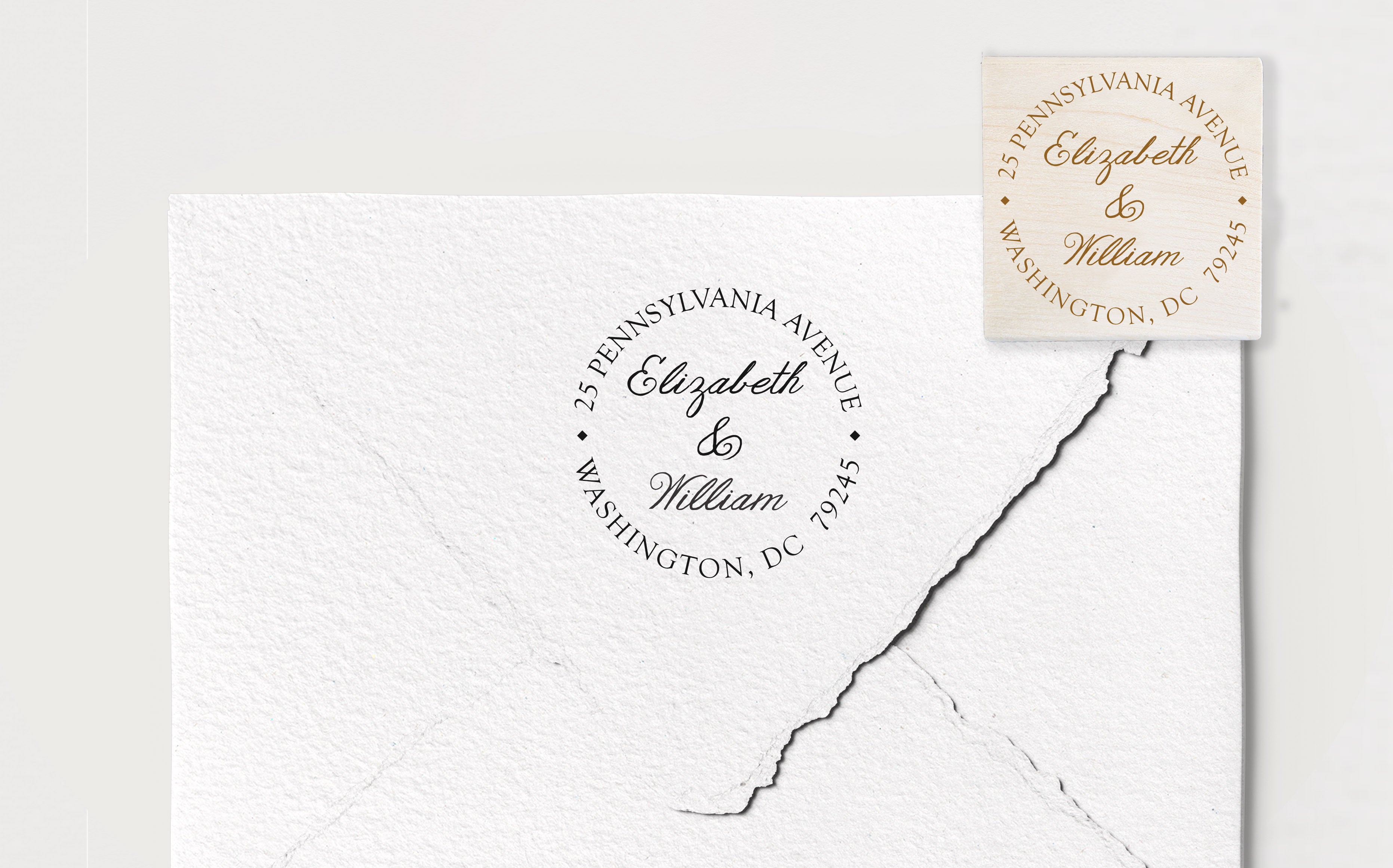Elizabeth Address Stamp