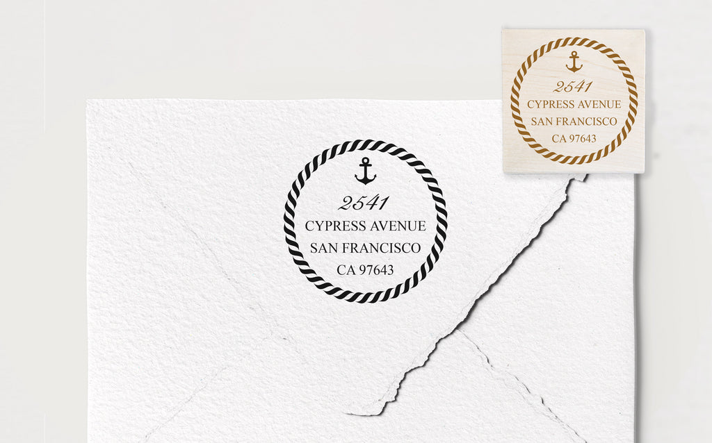 Nautical Address Stamp