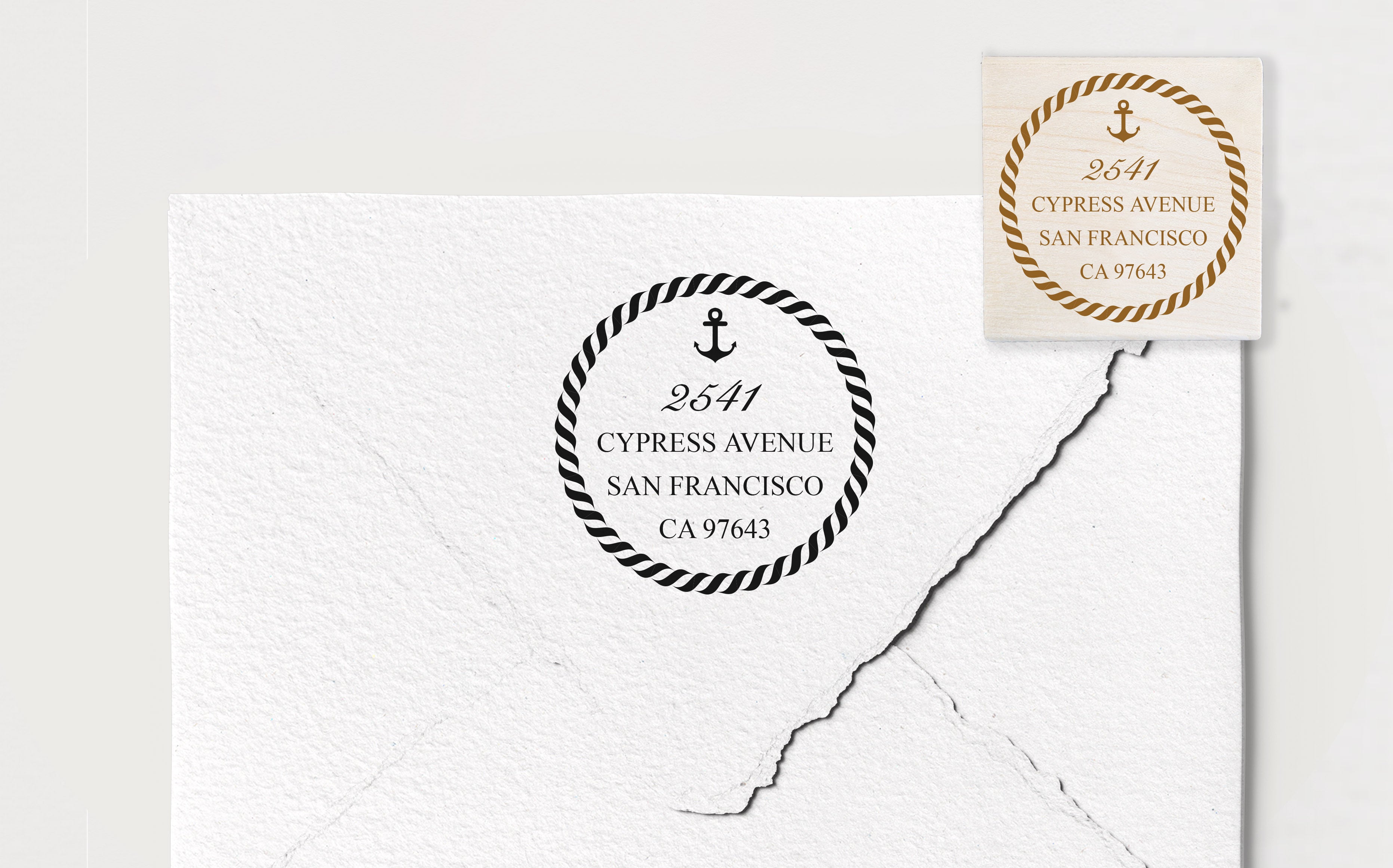 Nautical Address Stamp