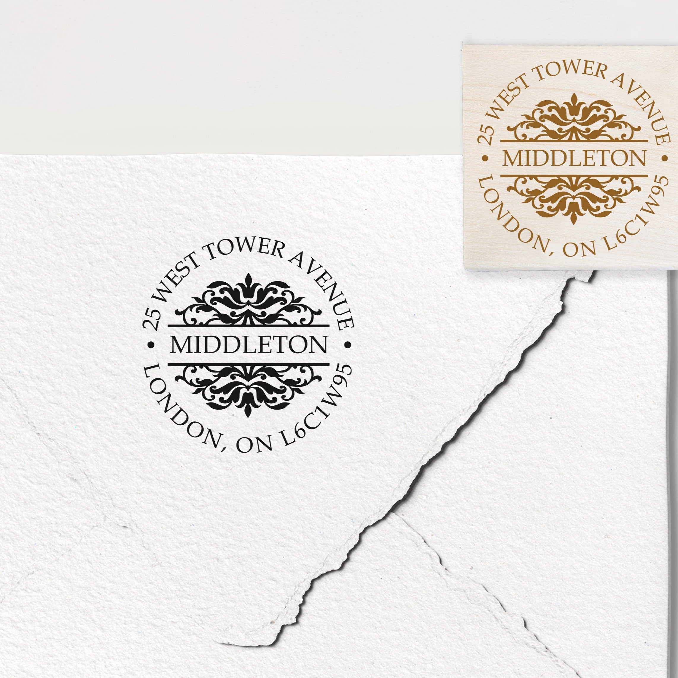 Middleton Address Stamp