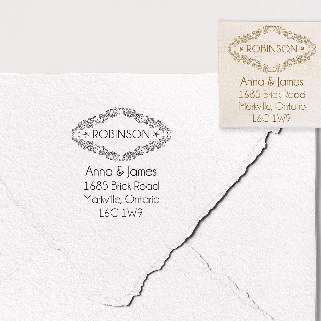Anna & James Address Stamp