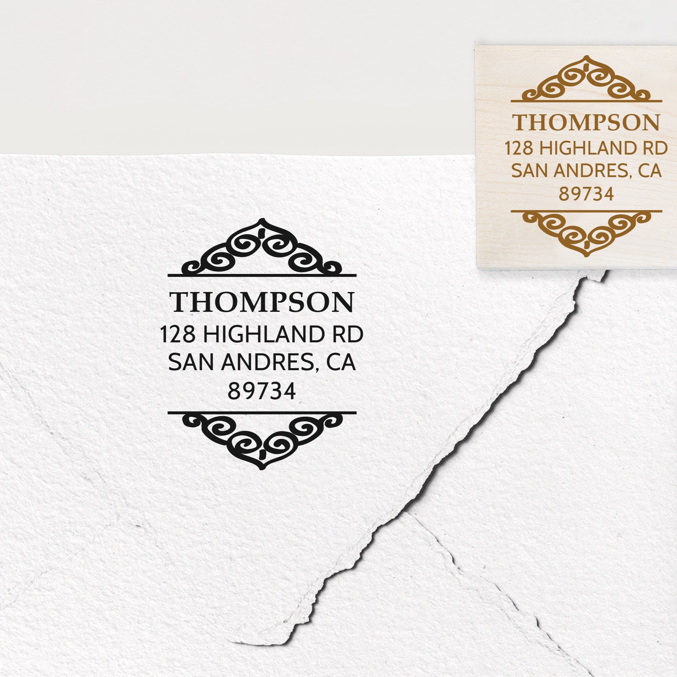 Thompson Address Stamp