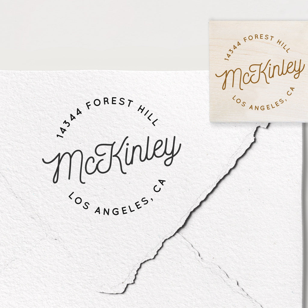 McKinley Address Stamp