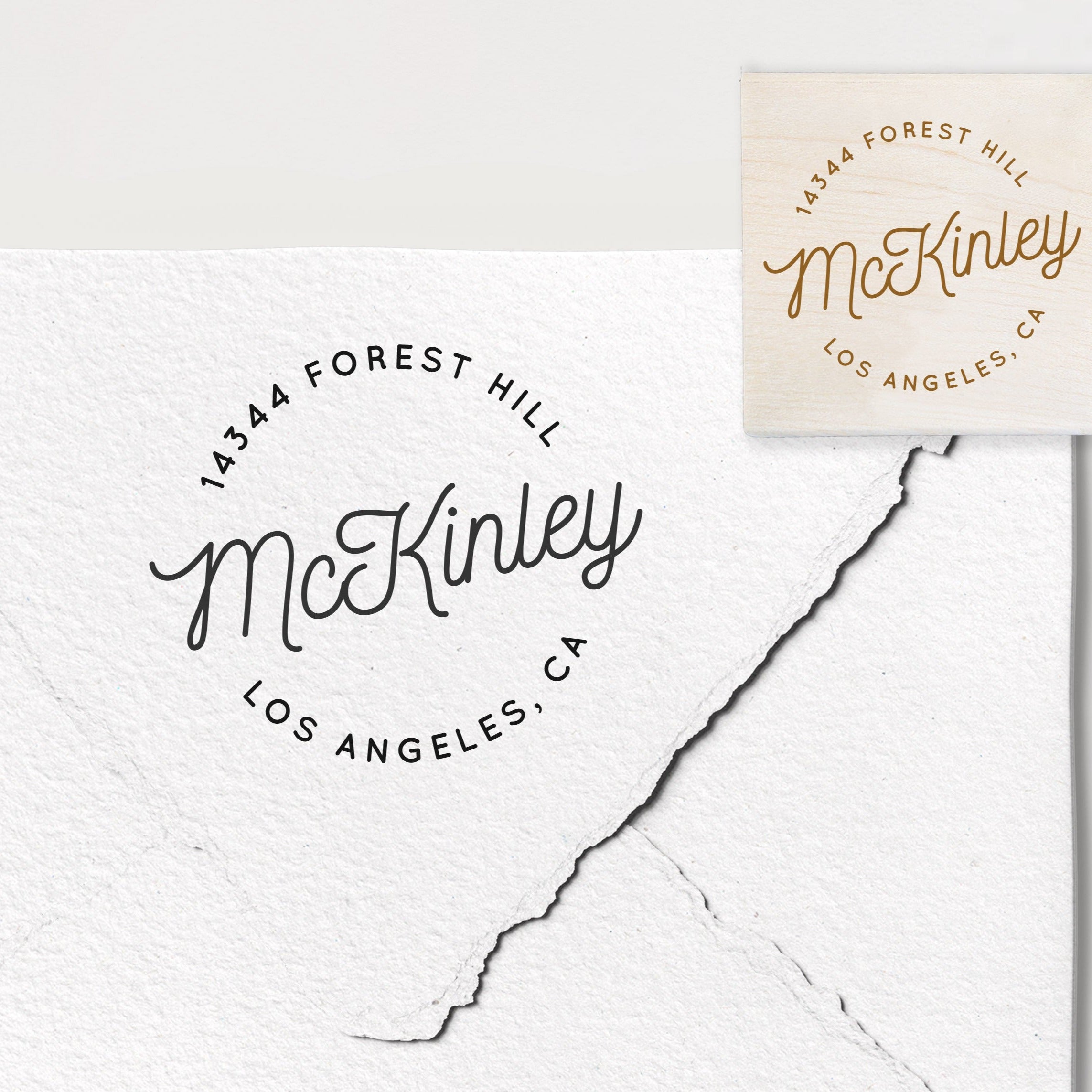 McKinley Address Stamp