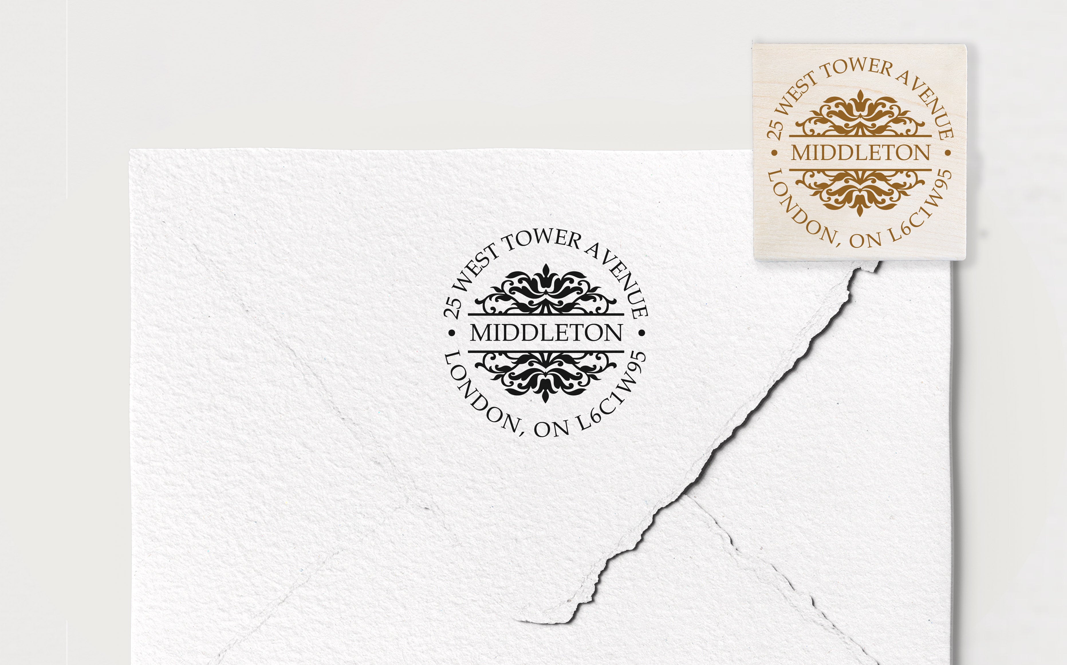 Middleton Address Stamp