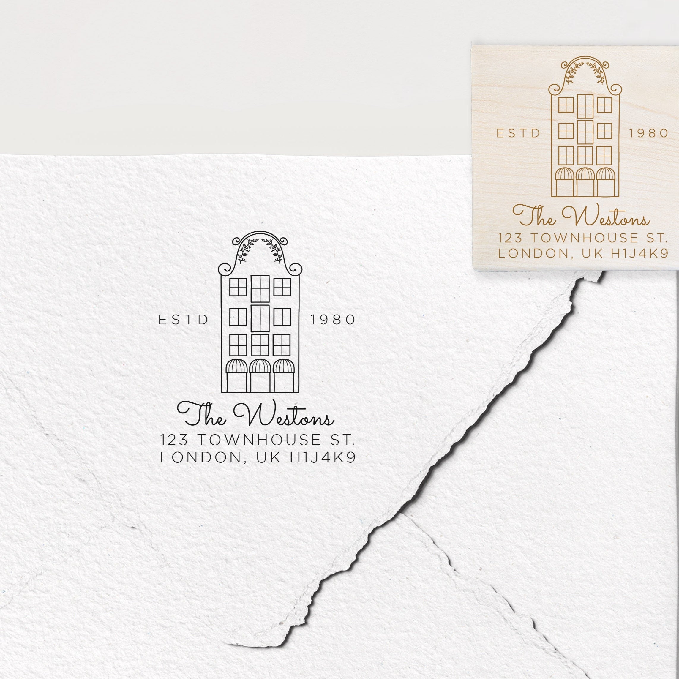 Townhouse Address Stamp