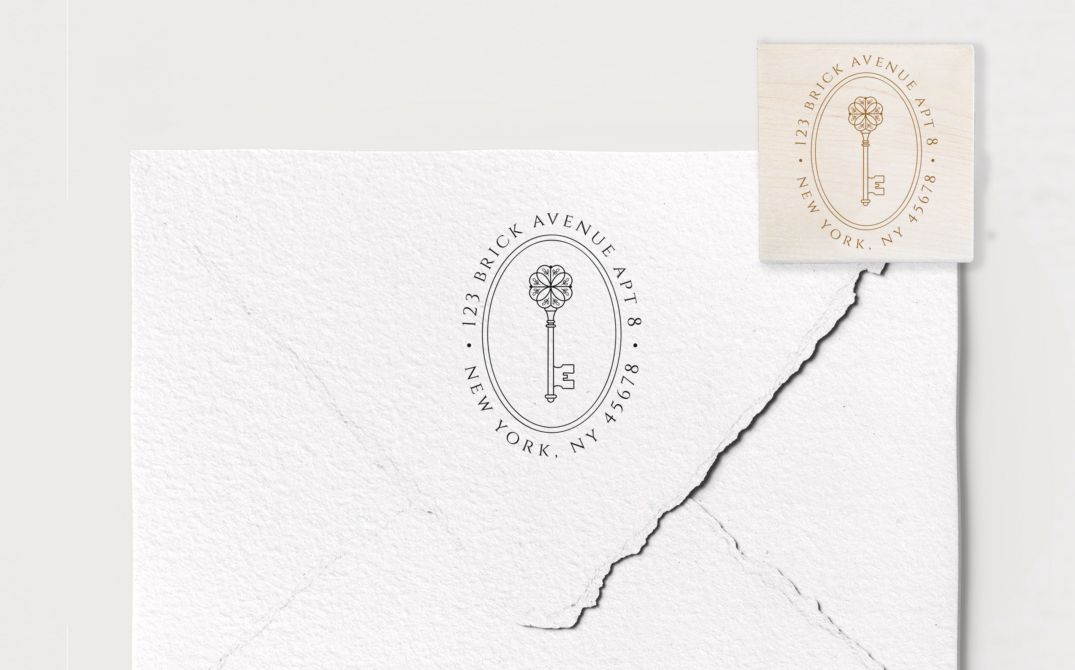 Key - Address Stamp