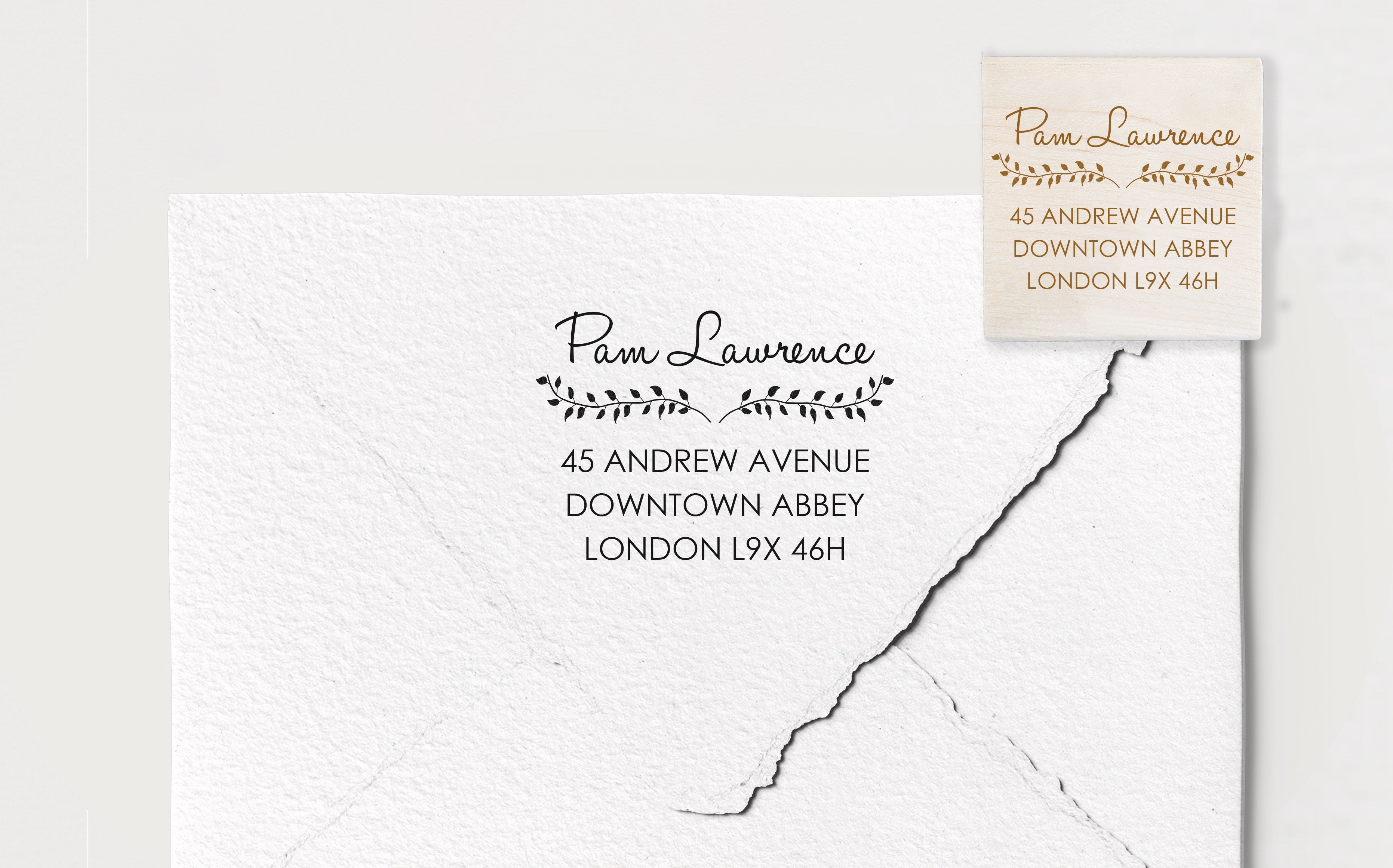 Pam Lawrence Address Stamp