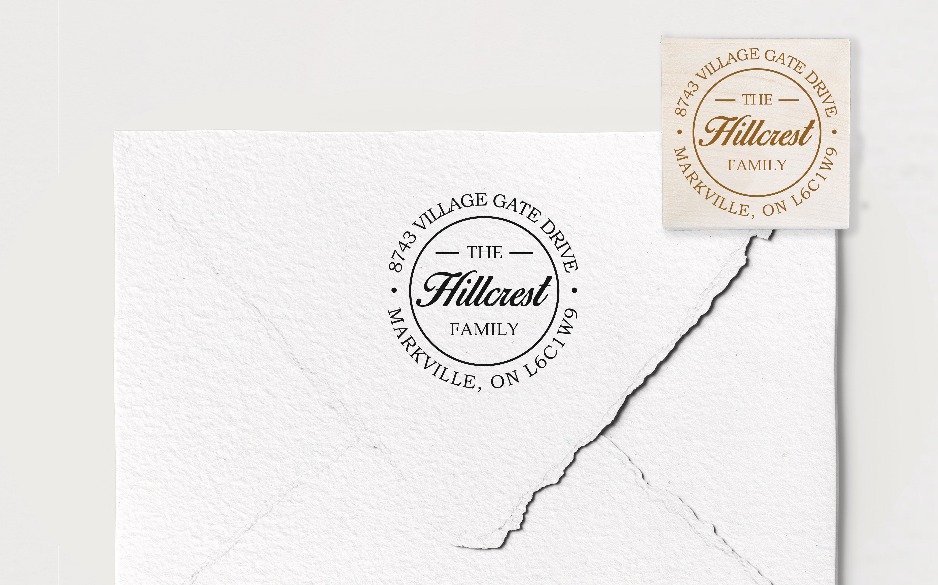 Hillcrest Address Stamp