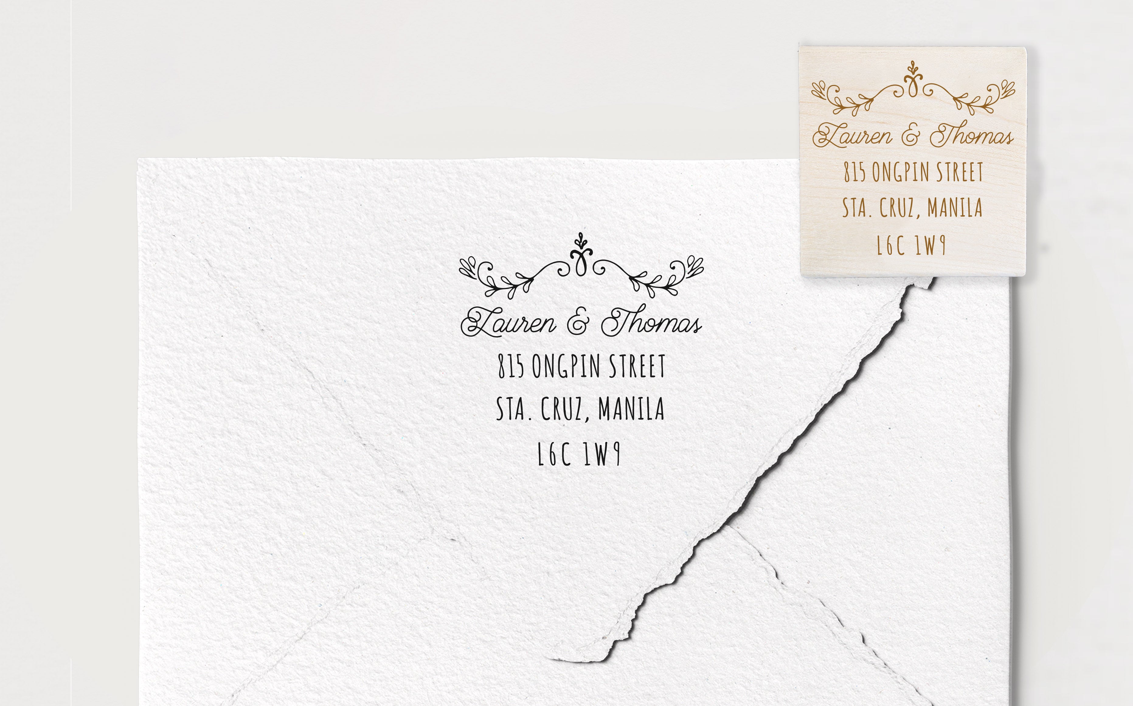 Lauren Address Stamp
