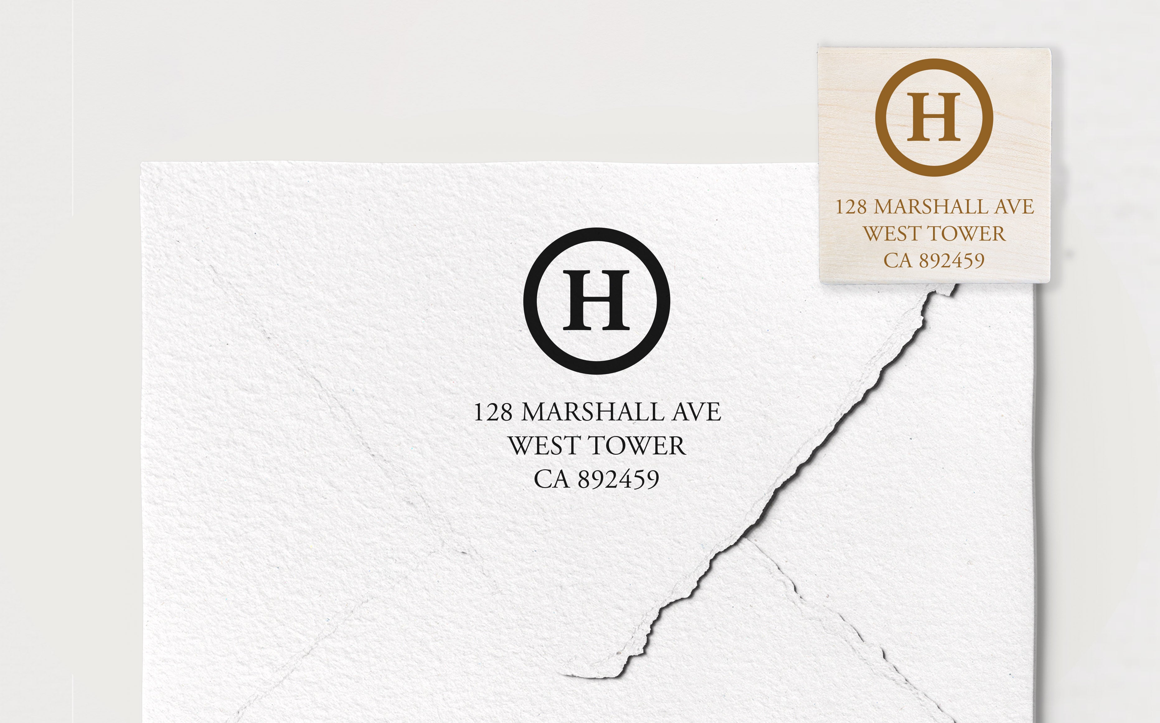 Highland Address Stamp