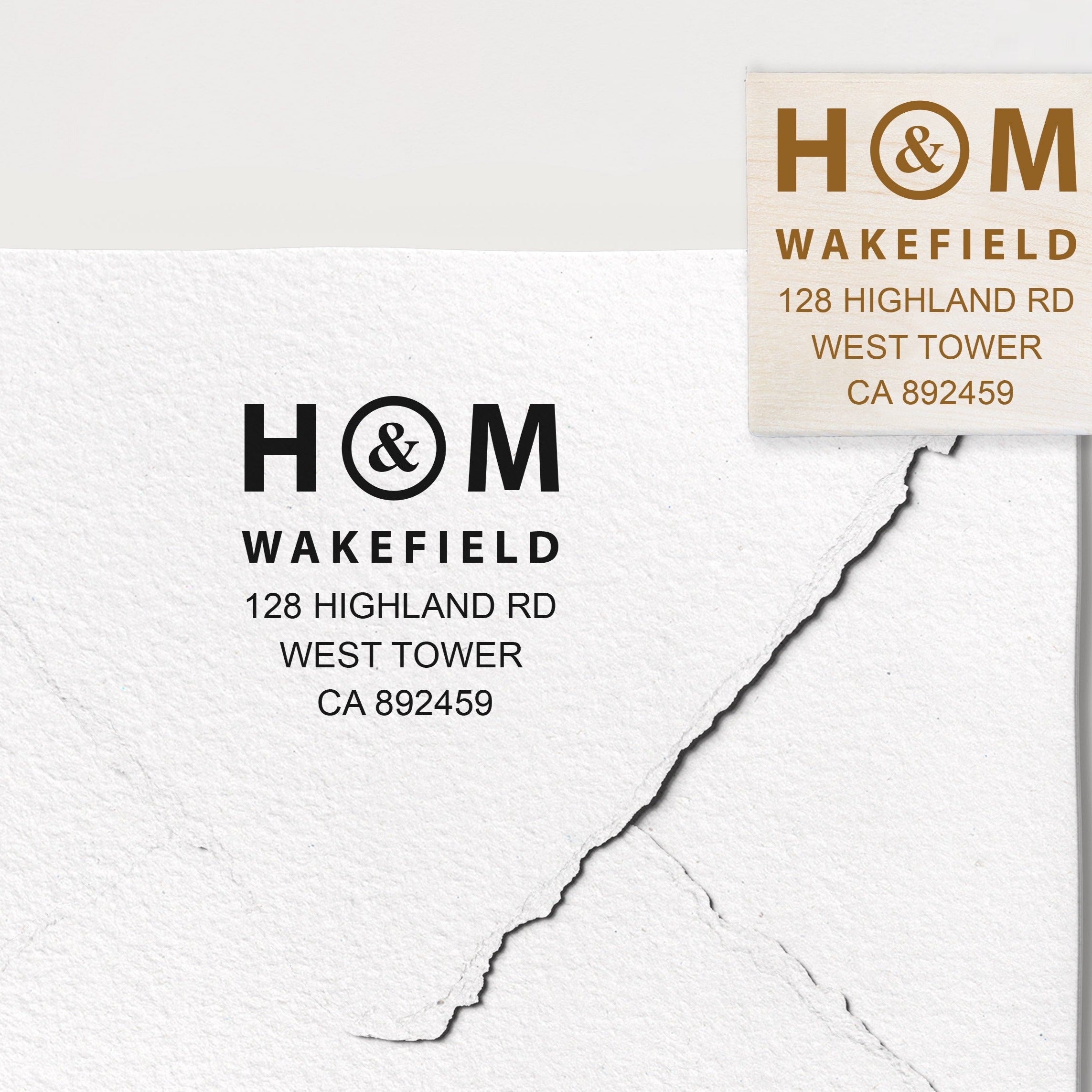 H&M Address Stamp
