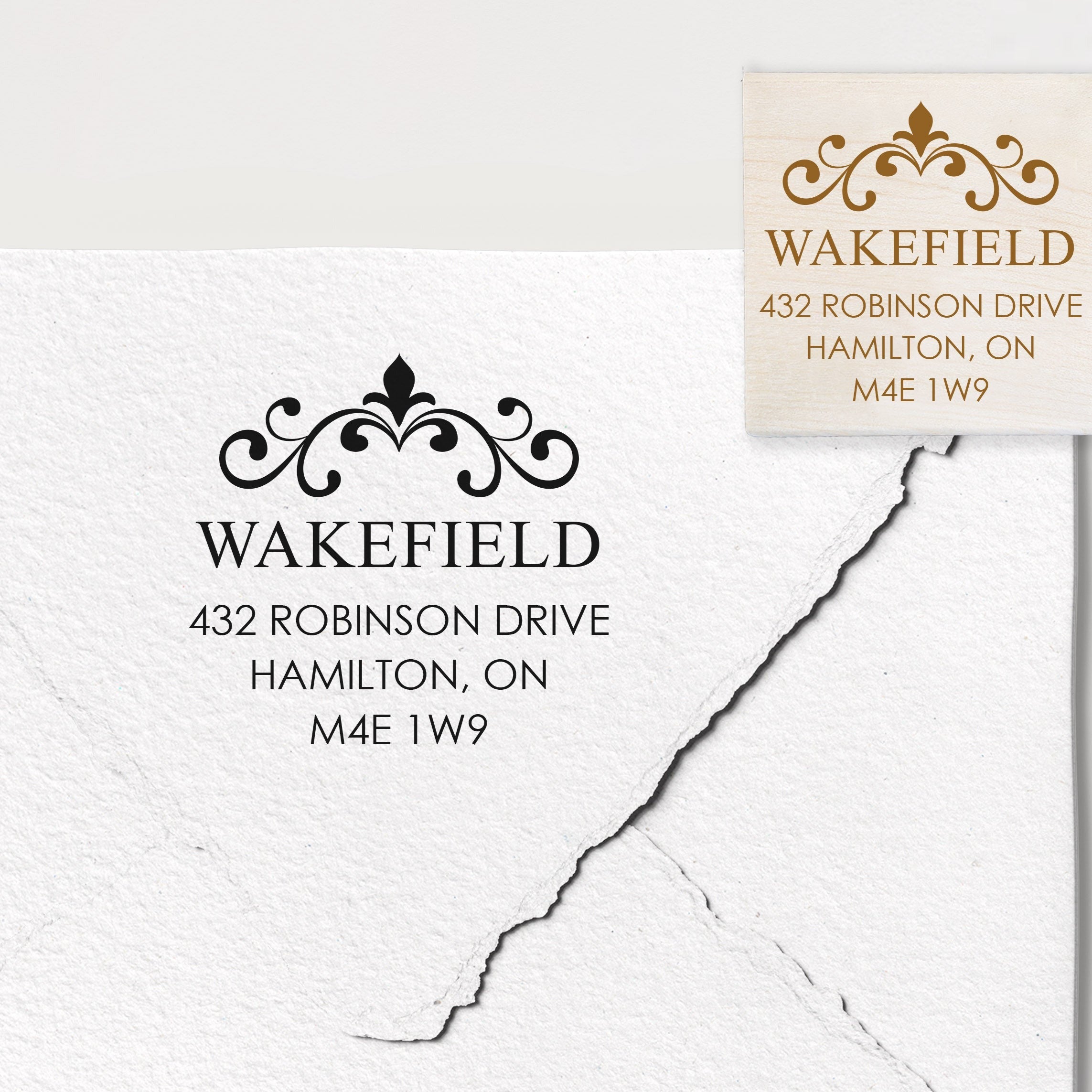 Wakefield Address Stamp