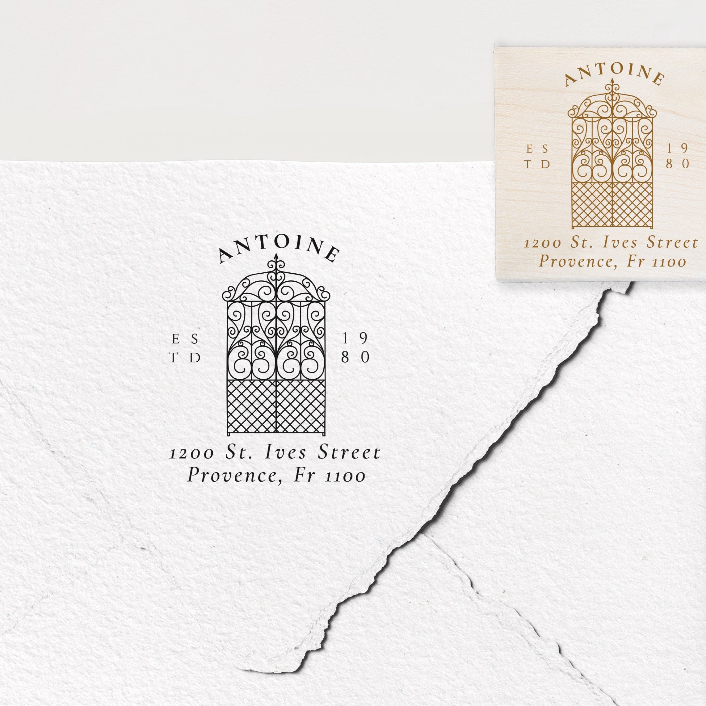 Antoine Address Stamp