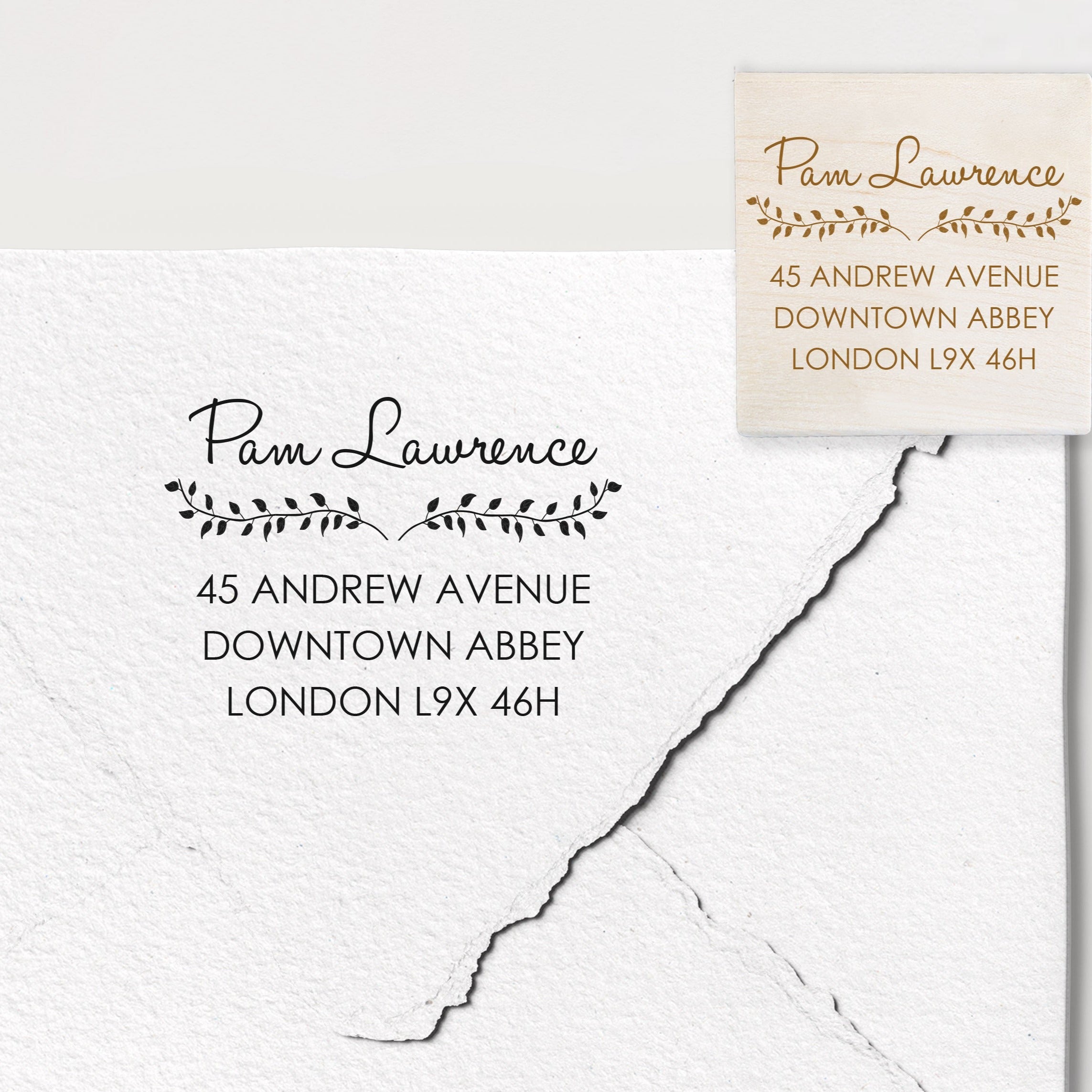 Pam Lawrence Address Stamp