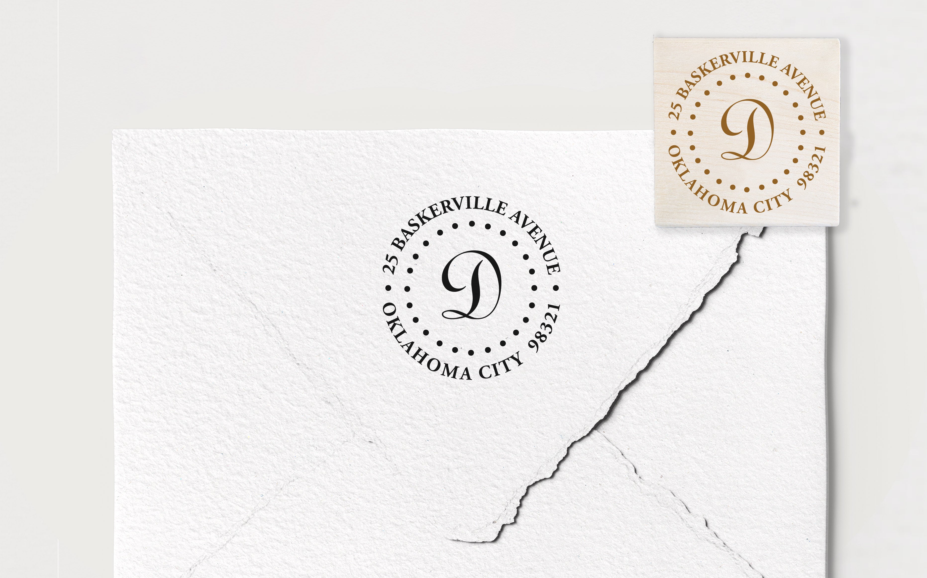 Script Initial Address Stamp