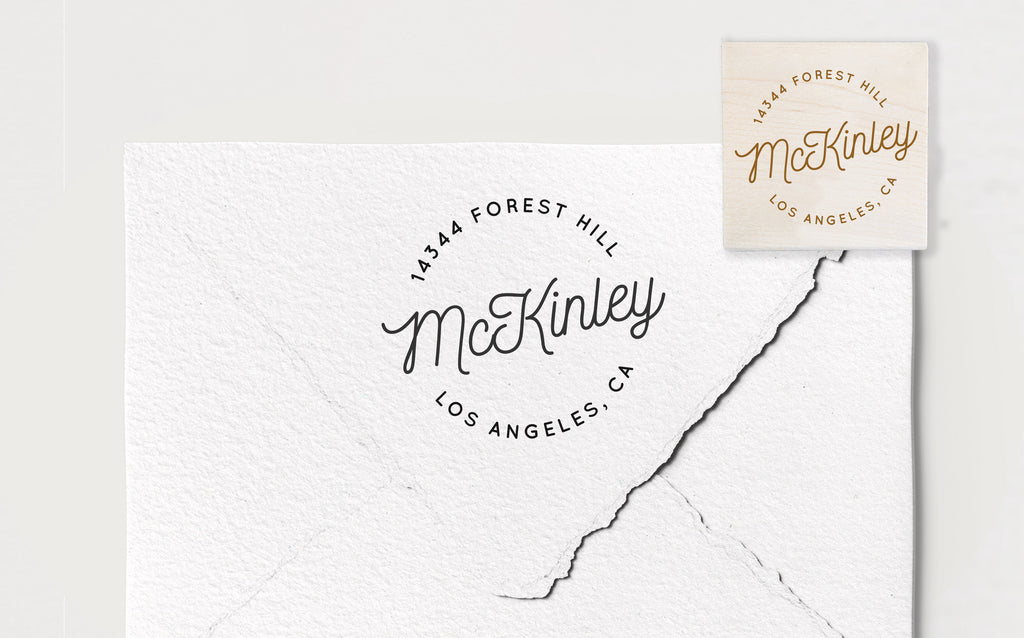 McKinley Address Stamp