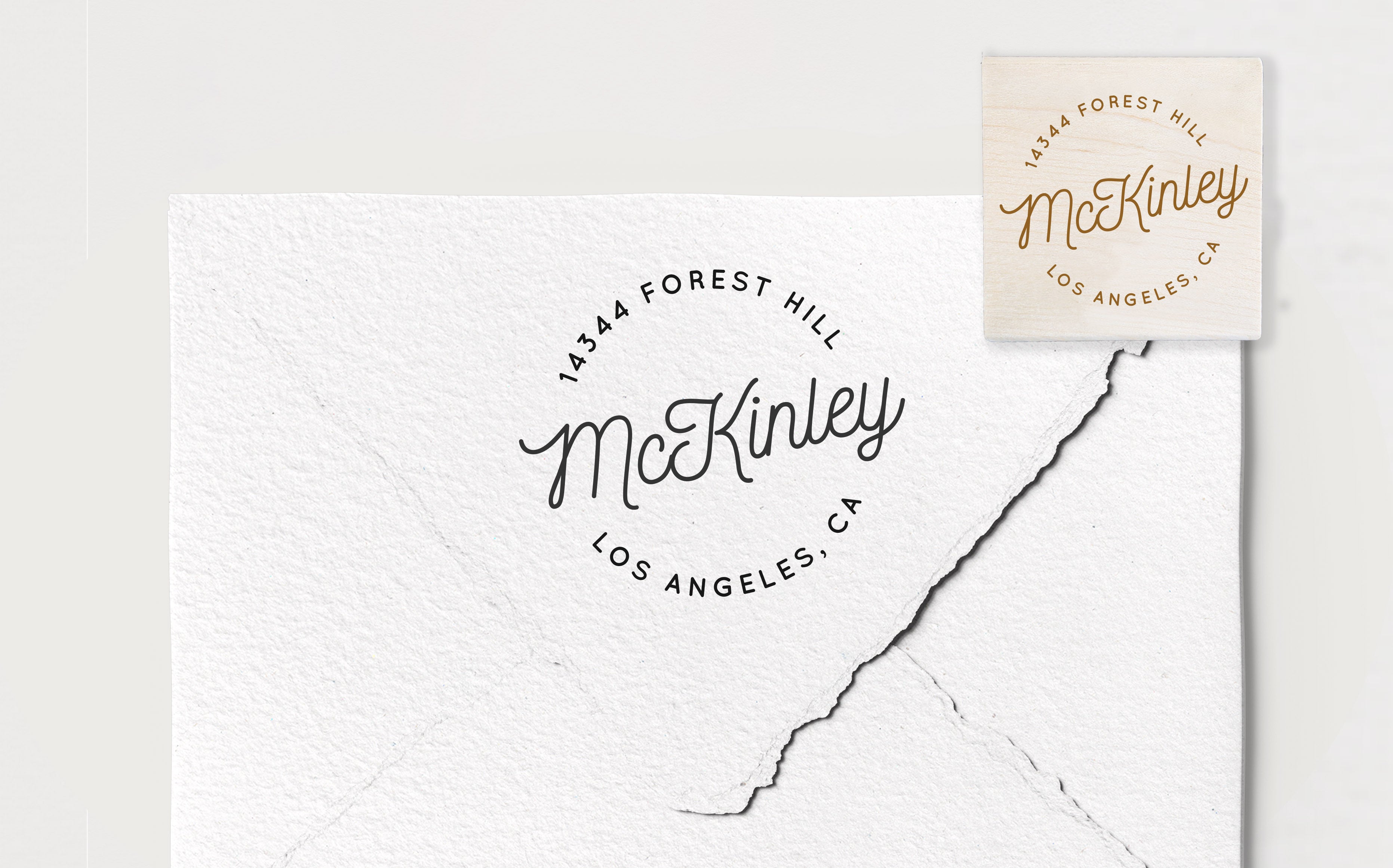 McKinley Address Stamp