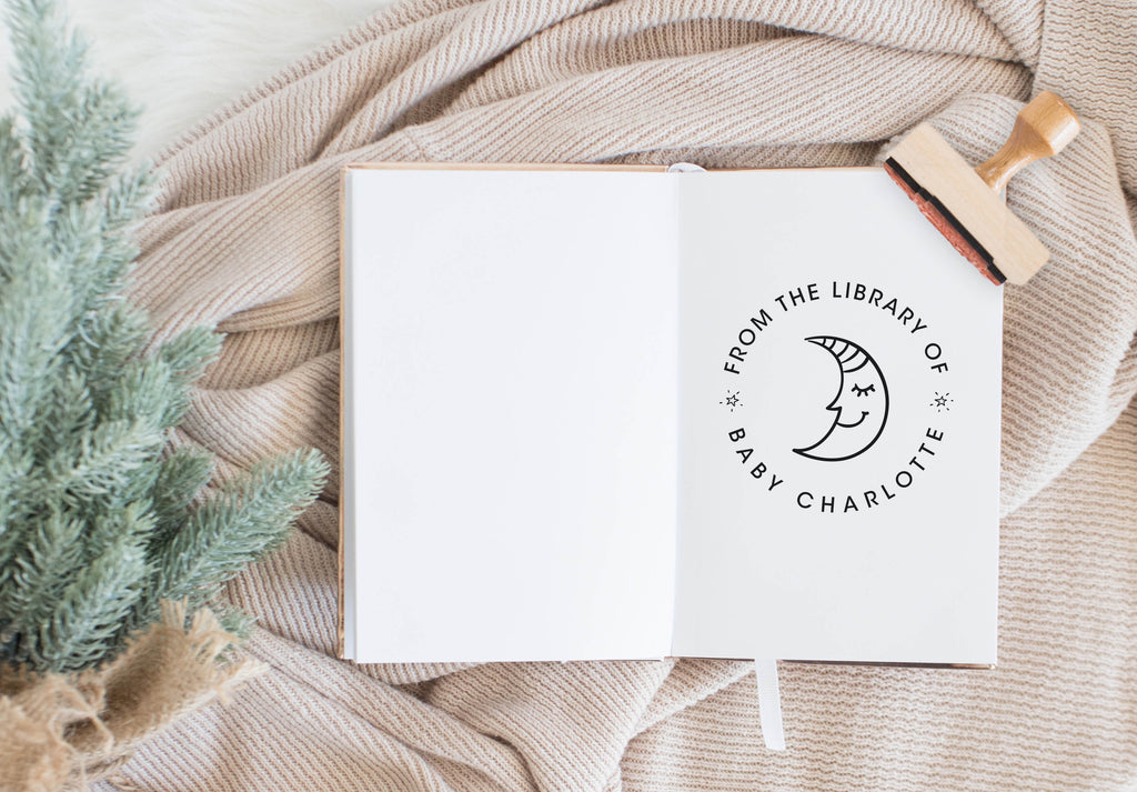 Book Stamp From the Library of Baby Charlotte