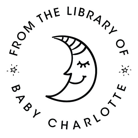 Book Stamp From the Library of Baby Charlotte