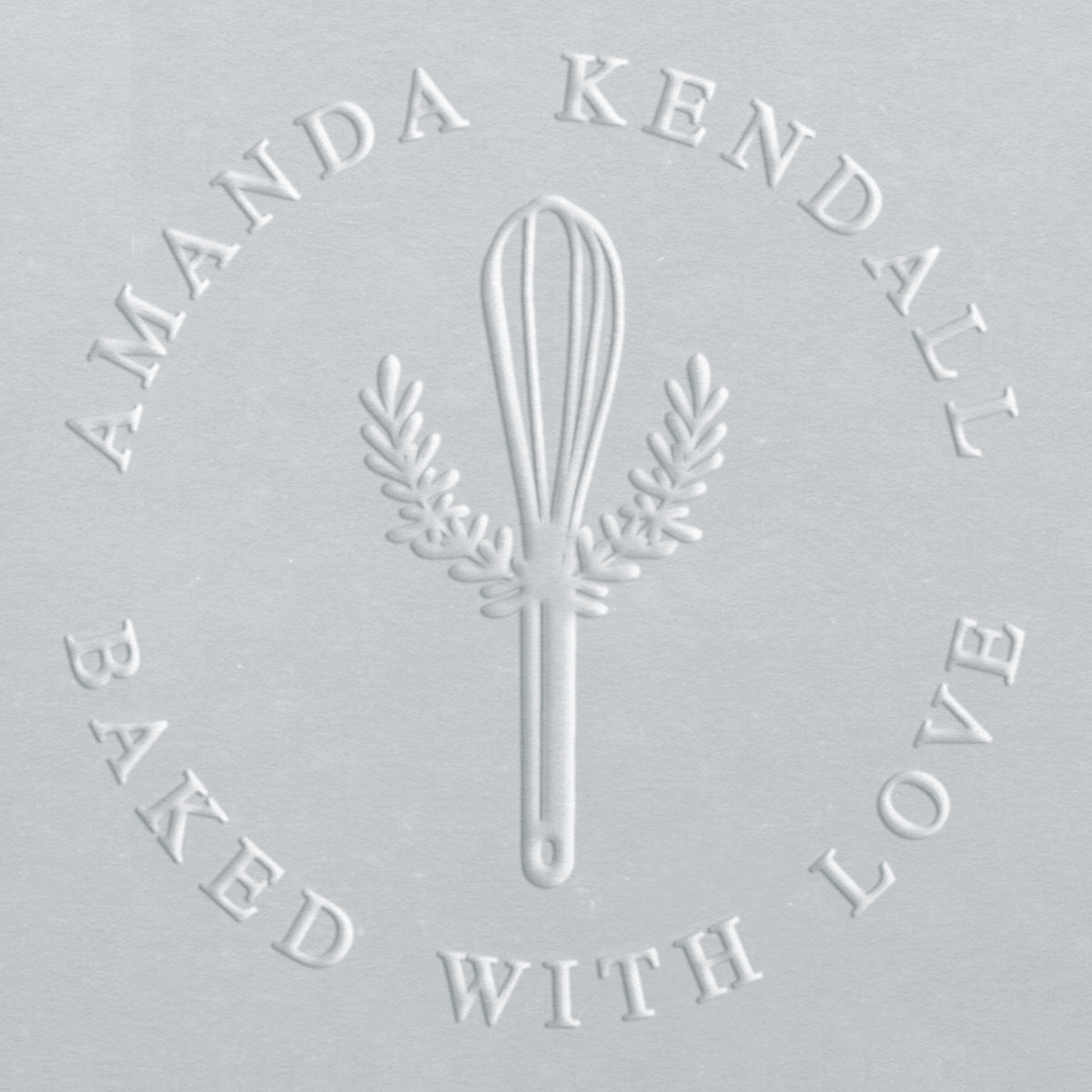 Embosser - Whisk with Laurel