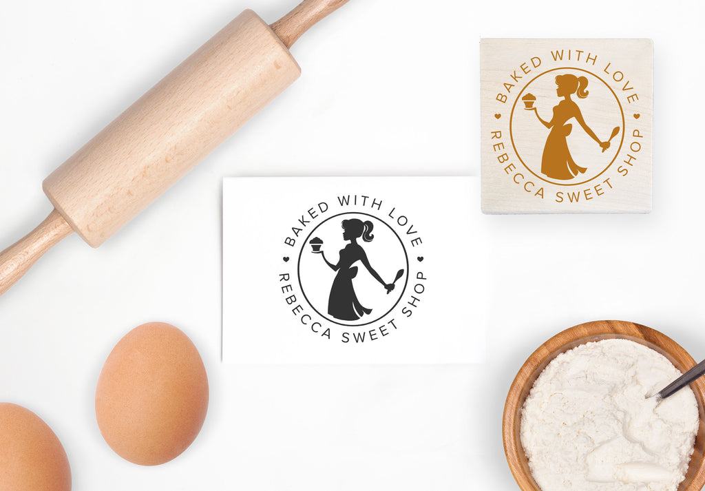 Stamp - Girl Baker