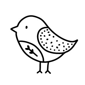 Wax Seal - Festive Bird