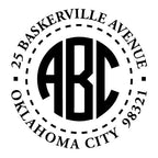 Block Monogram Address Embosser
