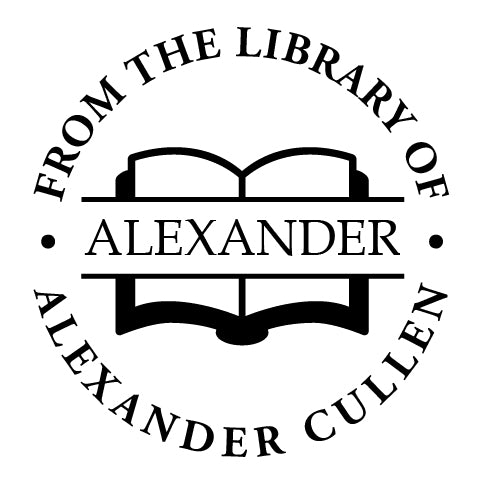 Book Stamp From the Library of Cullen