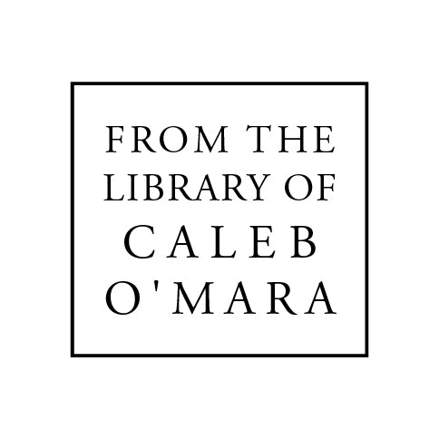 Book Stamp From the Library of Caleb