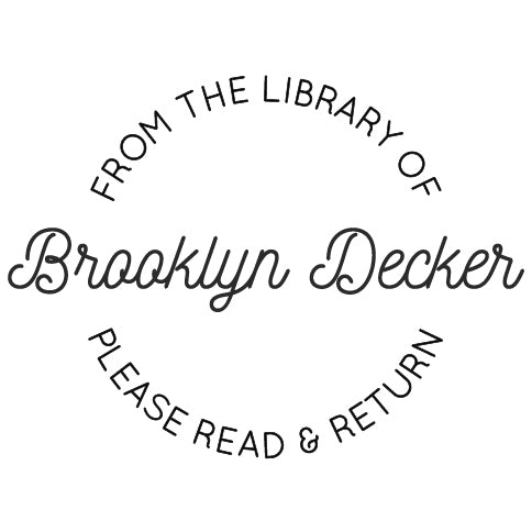 Book Stamp From the Library of Brooklyn