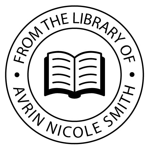 Book Embosser - Open Book Circle