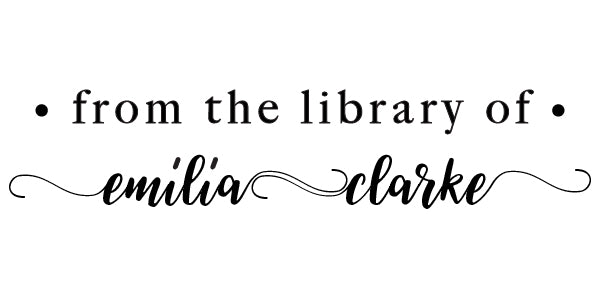 Book Stamp From the Library of Emilia