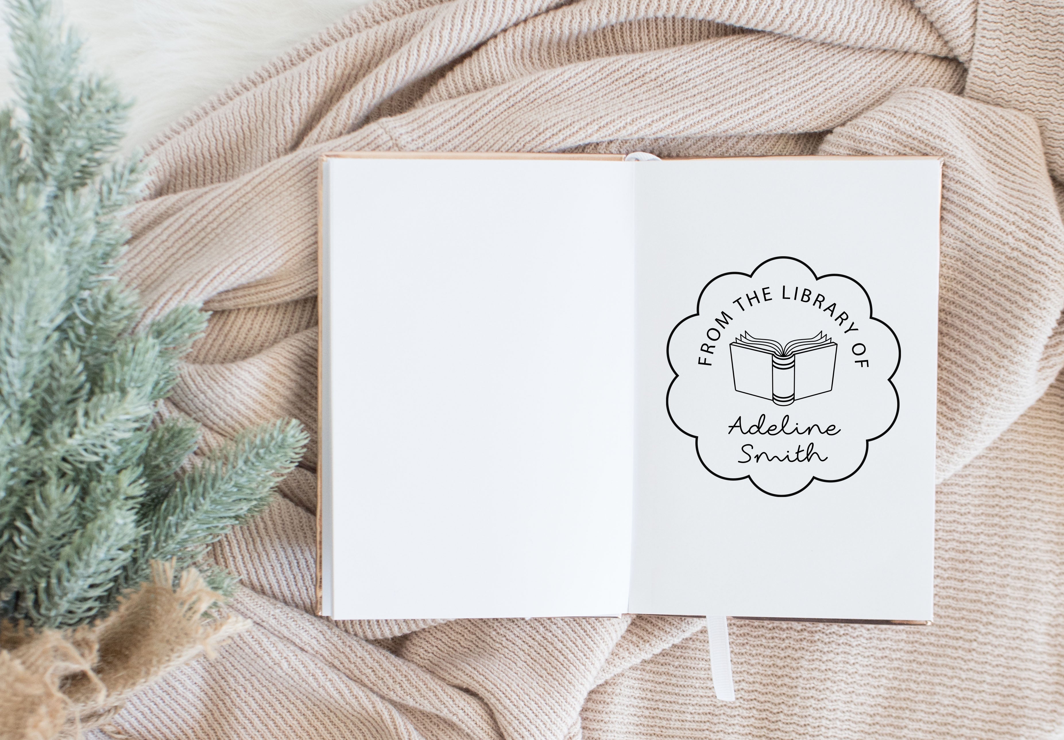 Book Stamp From the Library of Adeline