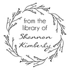 Book Embosser - Shannon Wreath