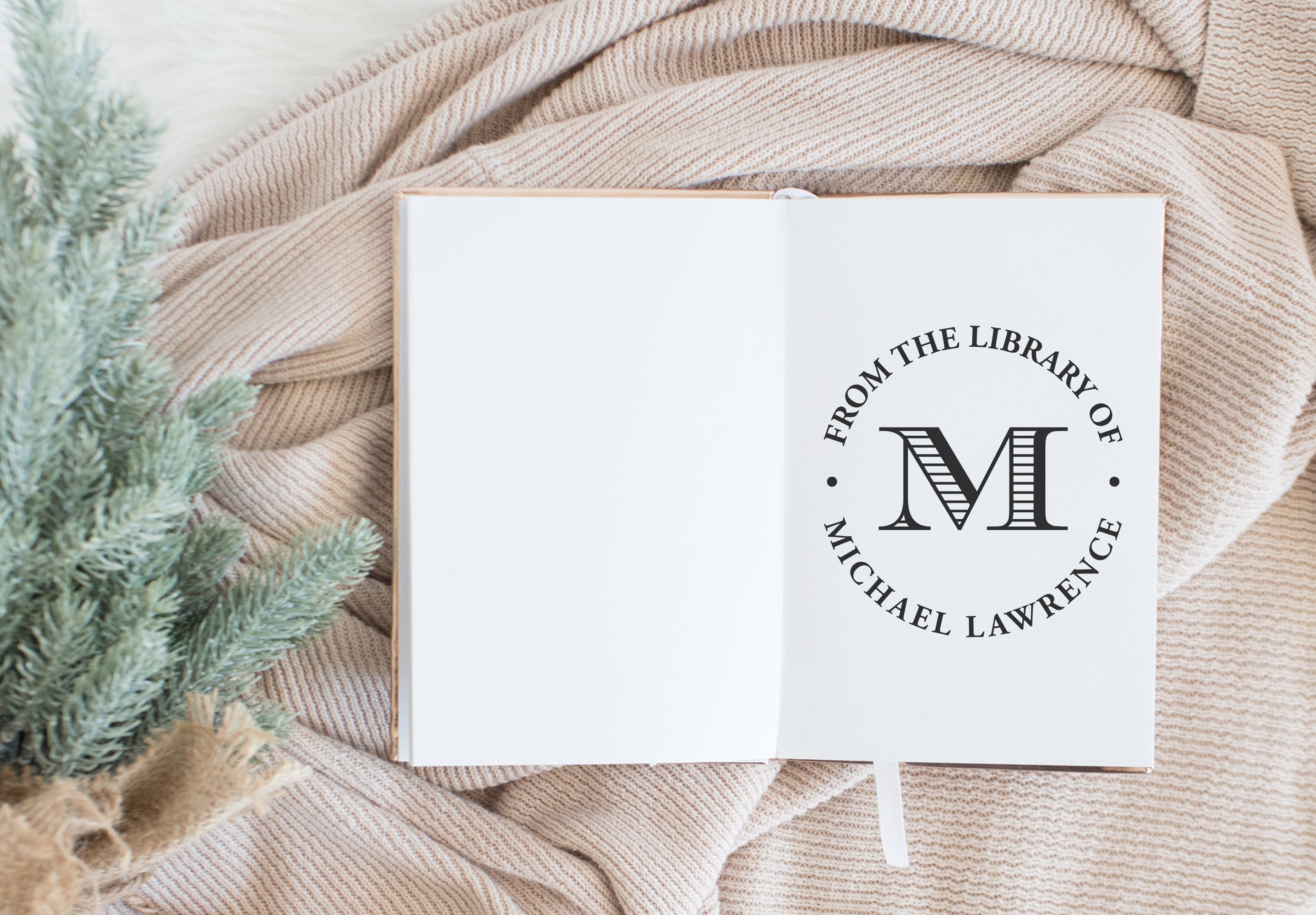 Book Stamp From the Library of Michael