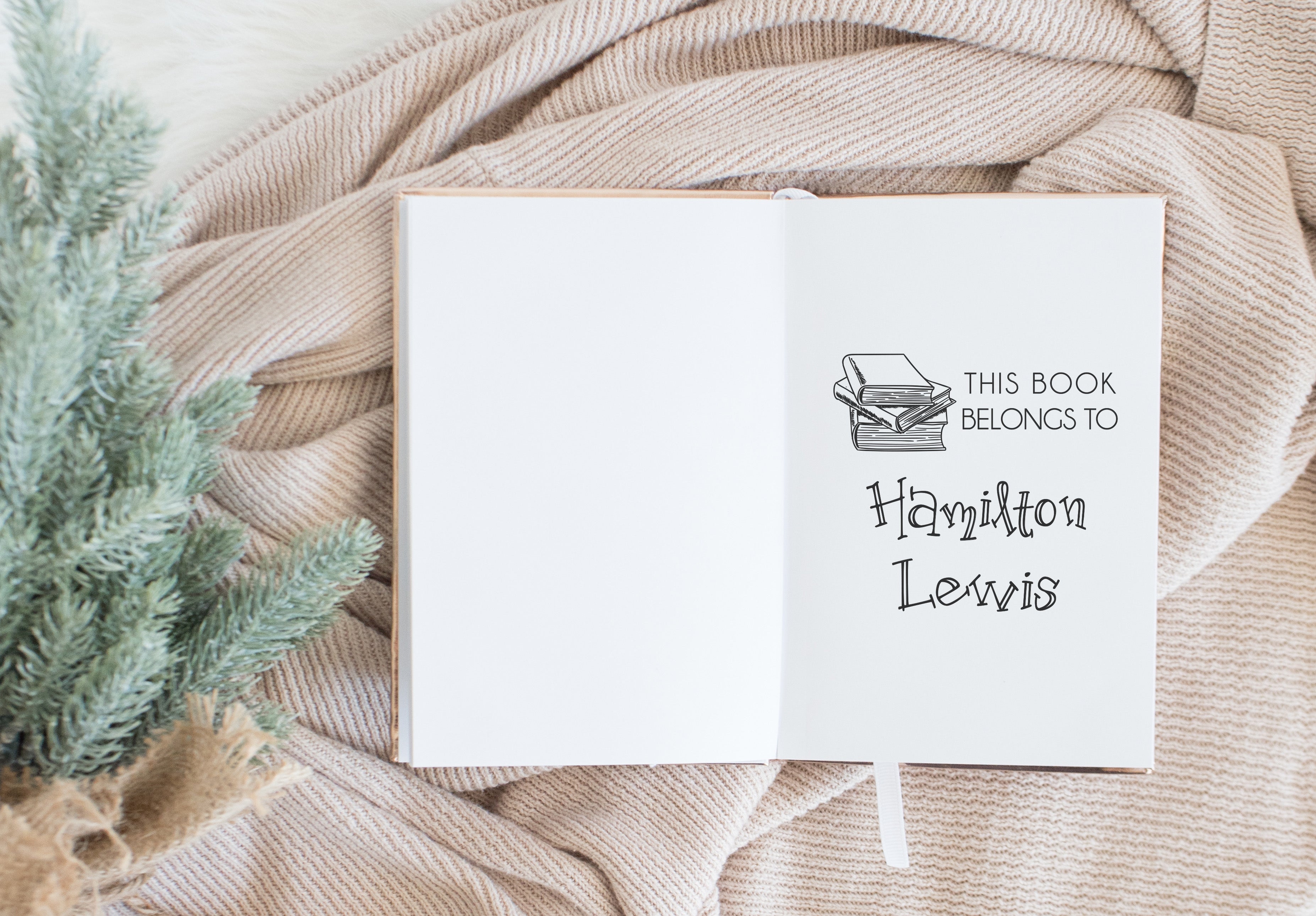 Book Stamp - Stash