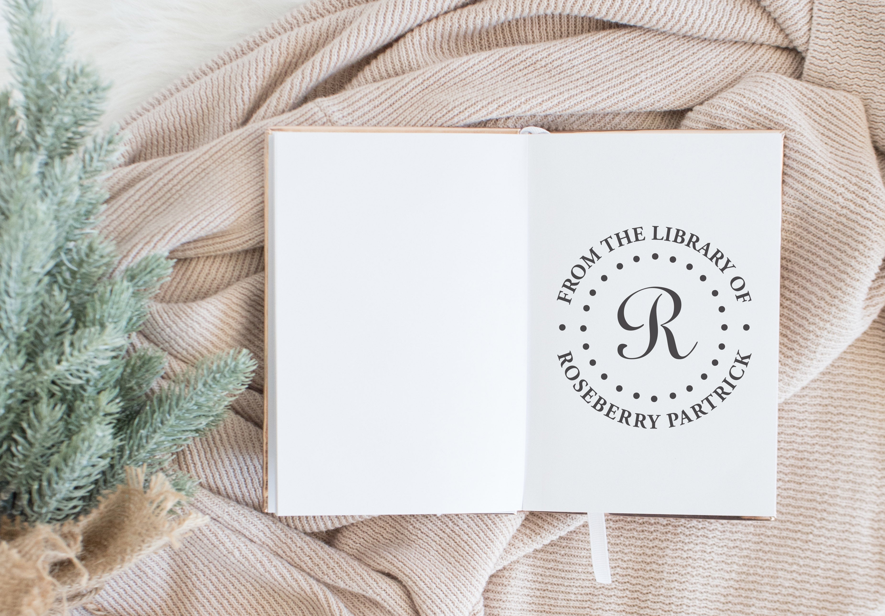 Book Stamp From the Library of Roseberry