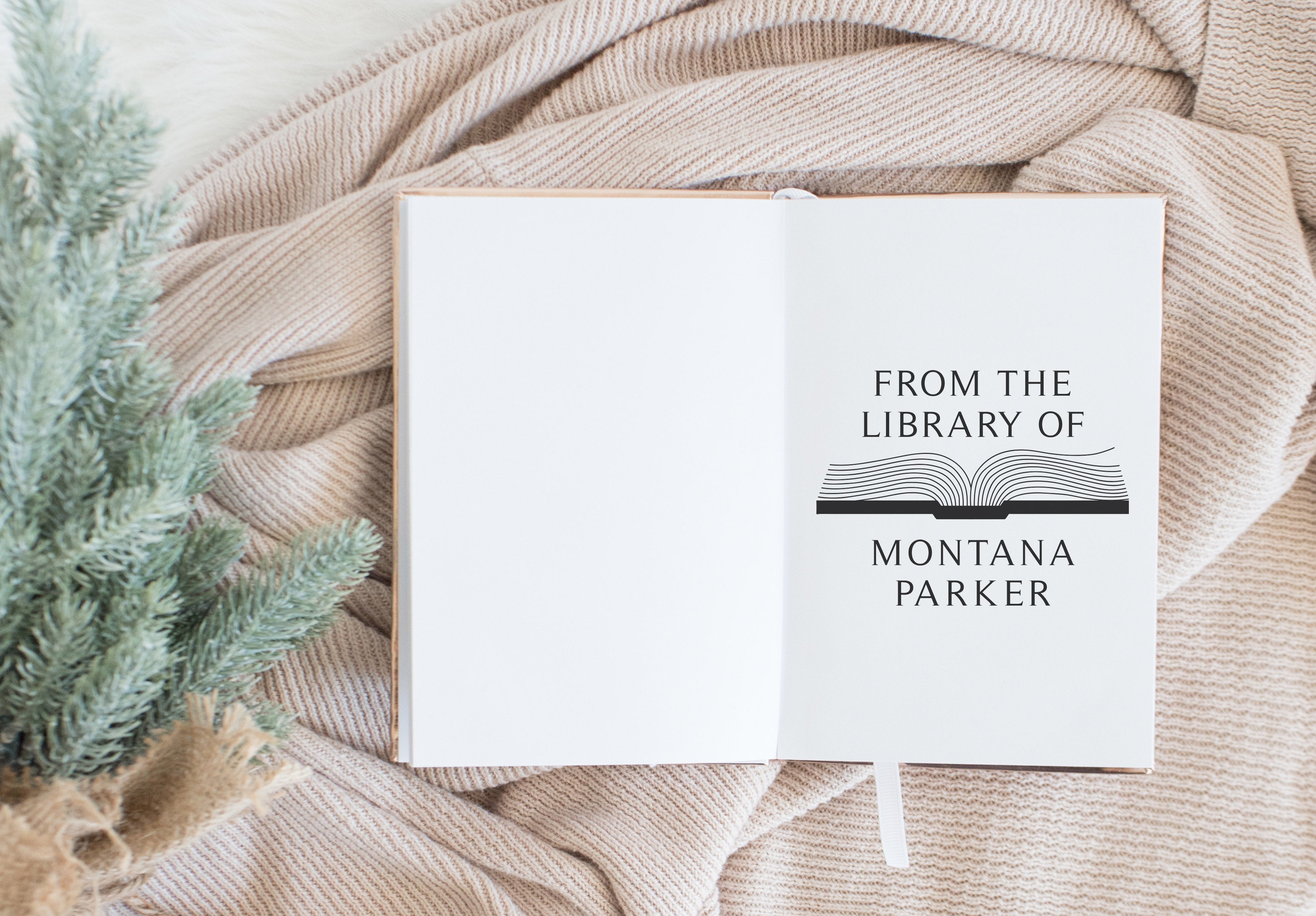 Book Stamp From the Library of Montana