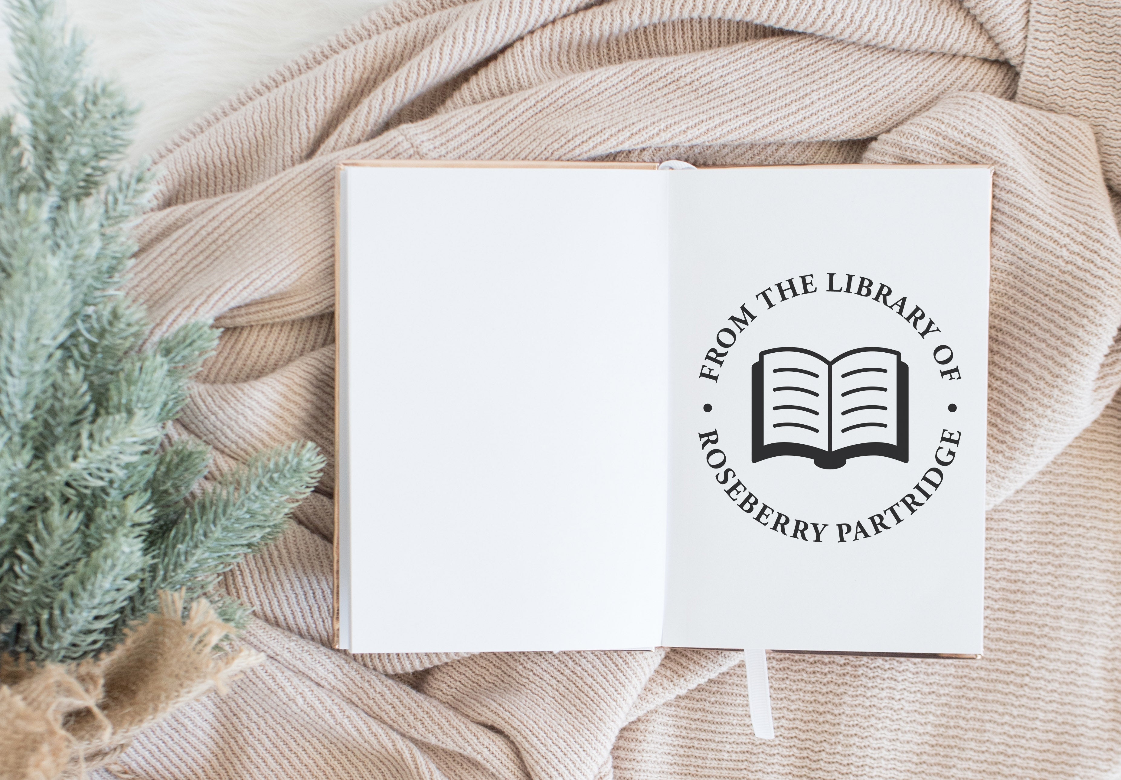 Book Stamp From the Library of Partridge