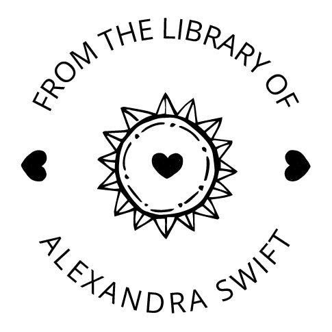 Book Embosser - Sun Heart