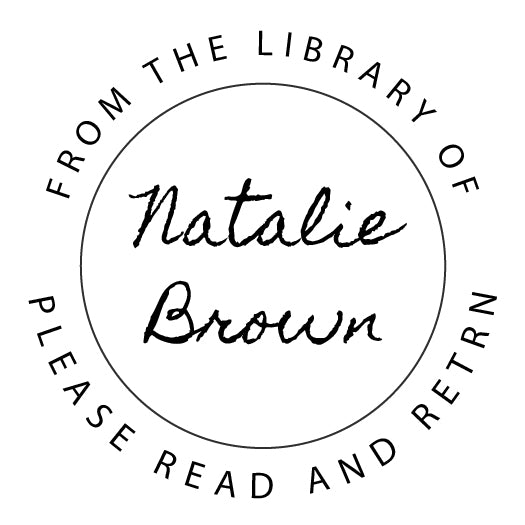 Book Stamp From the Library of Natalie