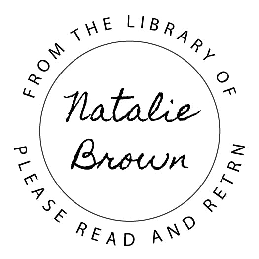 Personalized Library Stamp  Custom Book Stamp – Ladd Stamps
