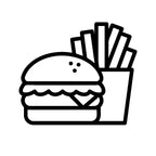 Wax Seal - Burger and Fries