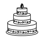 Wax Seal - Wedding Cake