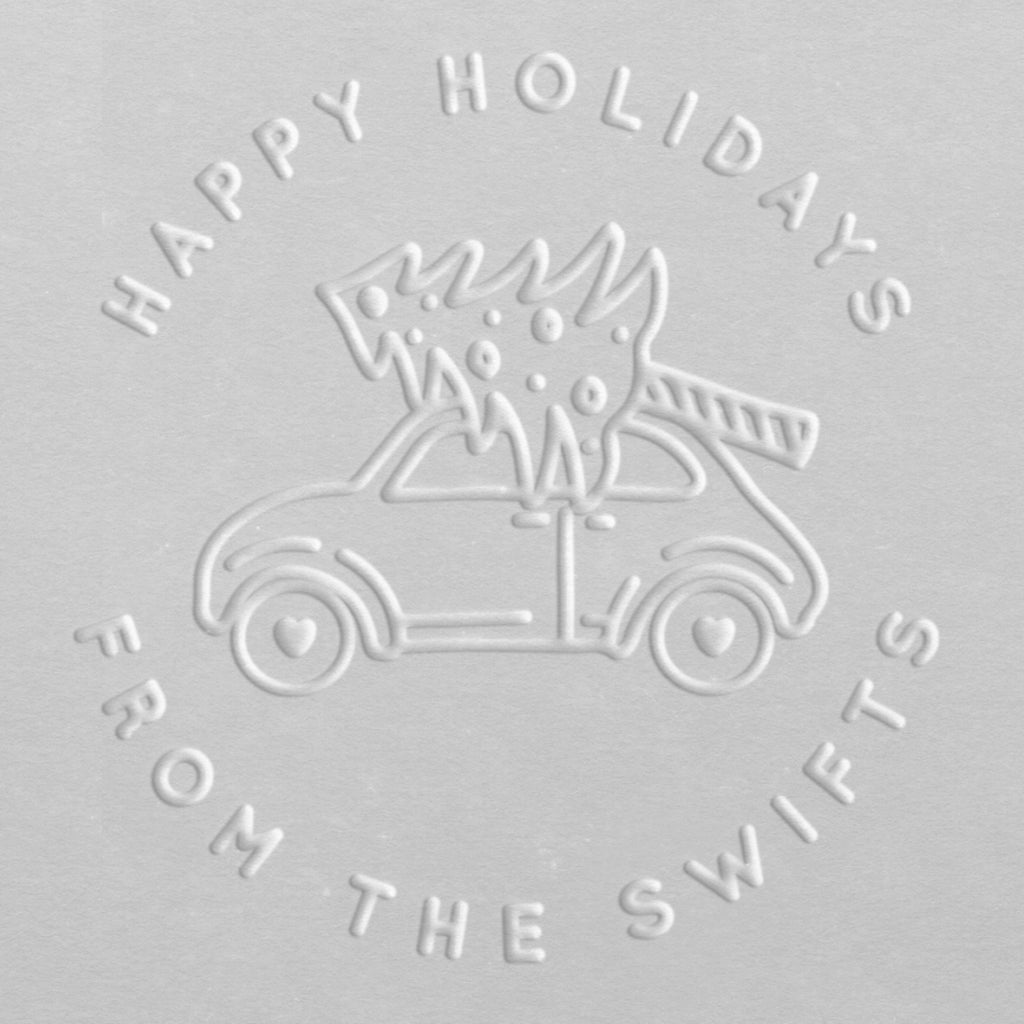 Embosser - Christmas Tree on Car